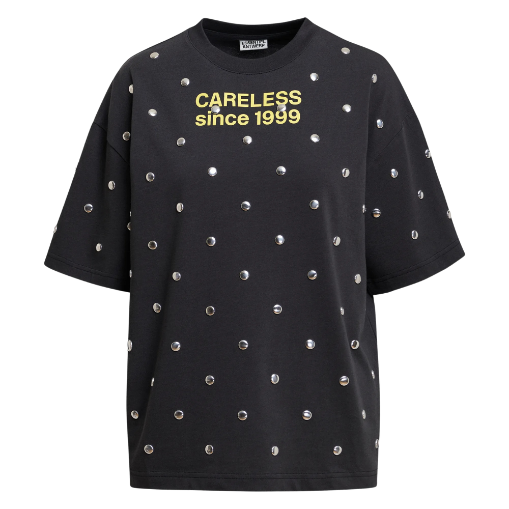 Kourse With Studs t-shirt – Charcoal Chic